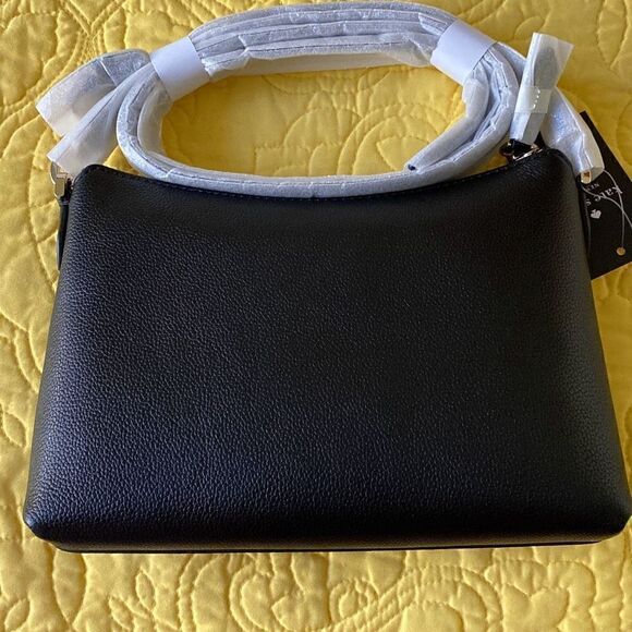 Kate Spade Bailey Textured Leather Black Crossbody Bag, K4651, NWT - Picture 7 of 7